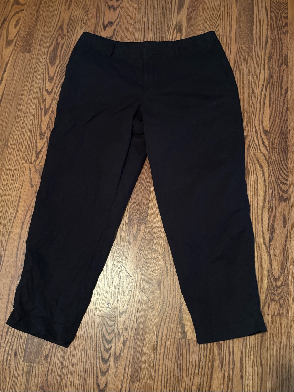 A New Day Black Tapered Ankle Pants Stretch Size 14